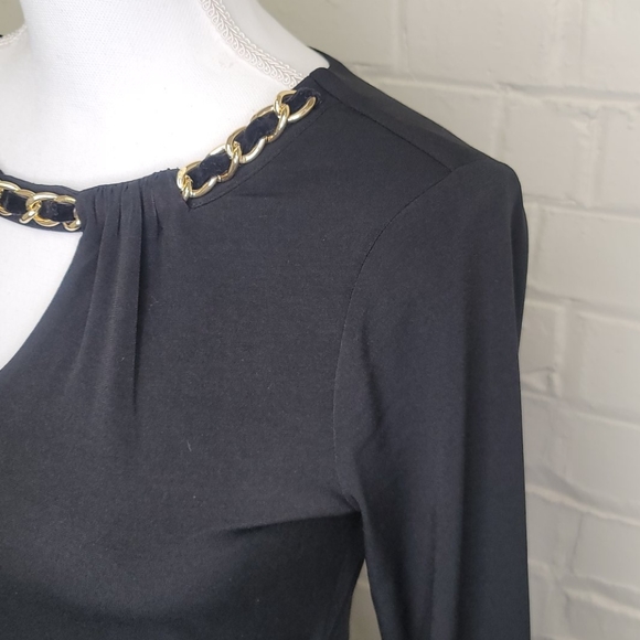 Thalia Sodi Black Wrap Dress Size XS - Picture 5 of 11